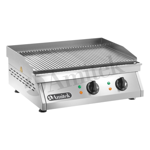 Ηλεκτρικό Πλατό , αυλακωτή επιφάνεια Ψησίματος FT2 italy 60Χ50Χ20