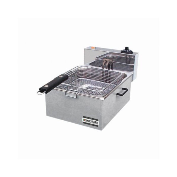 Φριτέζα Ηλεκτρική Μονή 3,5 λίτρων Resto Italia 26x39x19 εκ RST-FTR4S