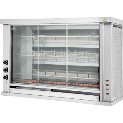 Αρνιέρα αερίου με 3 σούβλες 151X50X104.5 NR-GASK3A