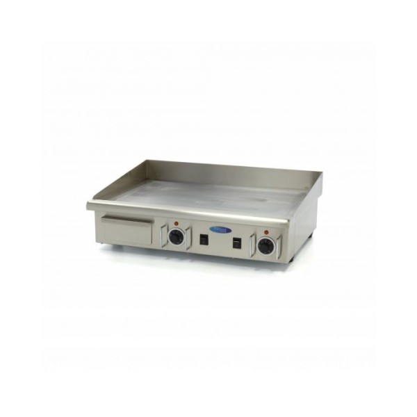 Επαγγελματικό πλατό ηλεκτρικό λείο επιτραπέζιο τριφασικό 74x53x24 εκ MAX-09300075