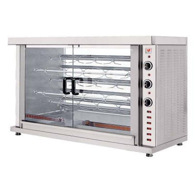 Κοτοπουλιέρα Ηλεκτρική με 5 σούβλες 132X57X89 NR-HK5