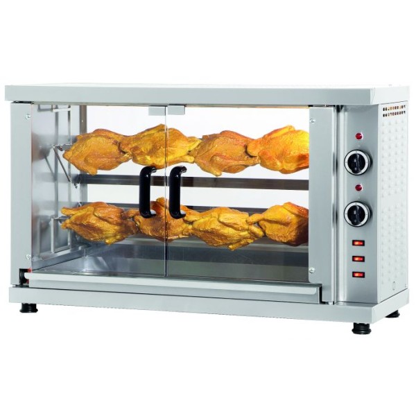 Κοτοπουλιέρα Ηλεκτρική Slim line με 2 σούβλες 100X38X62 NR-HK8