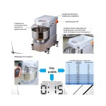 DYNAMIC HX40 Ταχυζυμωτήριο 45 λίτρων ICS-300.0085