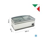 Βούτα μέσης / πλάτης κατάψυξη 630 lt IGLOO 18 HO-24.02.009.0001 ENERGY CLASS D