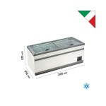 Βούτα μέσης / πλάτης κατάψυξη 850 lt IGLOO 21 HO-24.02.010.0001 ENERGY CLASS D