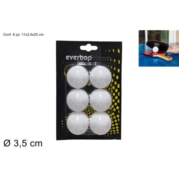 ΜΠΑΛΑΚΙΑ ΠΙΝΓΚ ΠΟΝΓΚ 6ΤΜΧ Ø3.5CM