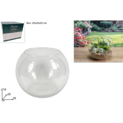 ΓΥΑΛΑ ΕΝΥΔΡΕΙΟ ΨΑΡΙΩΝ 20Χ25Χ25CM