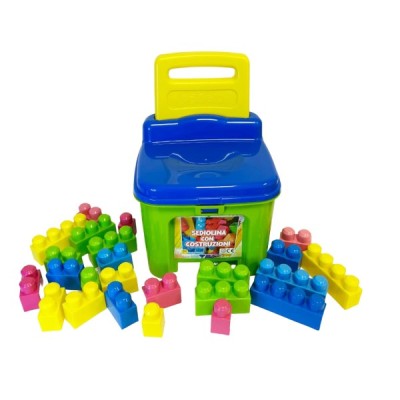 ΣΕΤ ΠΑΙΧΝΙΔΙ ΚΑΤΑΣΚΕΥΩΝ ΚΑΘΙΣΜΑΤΑΚΙ ΜΕ ΤΟΥΒΛΑΚΙΑ ΠΛΑΣΤΙΚΟ ΔΙΑΦΟΡΑ ΧΡΩΜΑΤΑ