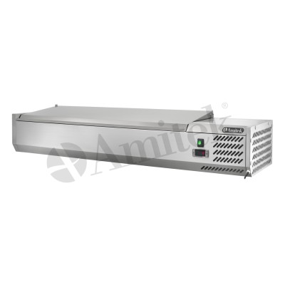 Ψυχόμενη βιτρίνα σαλατών AK14433L 140Χ34Χ57