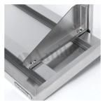 Επιτοίχιο Ανοξείδωτο Ράφι MES124 VH 1200x400x70mm