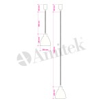 Λάμπα θέρμανσης με κόκκινη λάμπα (NG25R) ή λευκή λάμπα (NG25W NG25R-NG25W italy) 40Χ30Χ35