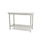 Τραπέζι από ανοξείδωτο χάλυβα 60x60 cm Ρυθμιζόμενο ύψος MAX-09300950