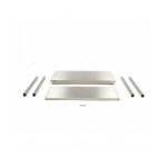 Τραπέζι από ανοξείδωτο χάλυβα 60x70cm Ρυθμιζόμενο ύψος MAX-09364000