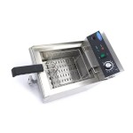 Φριτέζα ηλεκτρική επιτραπέσια 13L με βρύση αποστράγγισης 331χ49χ36 MAX-09365230