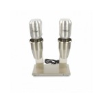 Επαγγελματική φραπιέρα ηλεκτρική διπλή επιτραπέζια 33χ19χ48 εκ MAX-09362102