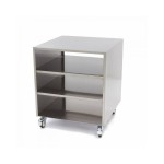 Ανοξείδωτο τραπέζι μηχανών Κινητό 60x60cm MAX-09300780
