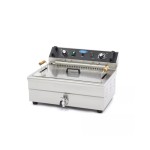 Φριτέζα ηλεκτρική επιτραπέζια 20L με βρύση αποστράγγισης 59χ52.5χ36.5 MAX-09365020