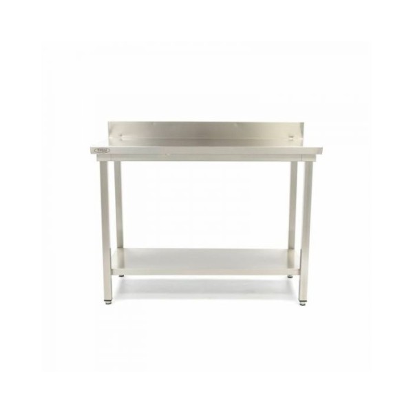 Τραπέζι από ανοξείδωτο χάλυβα με πλάτη 120x70cm με ρυθμιζόμενο ύψος MAX-09364033