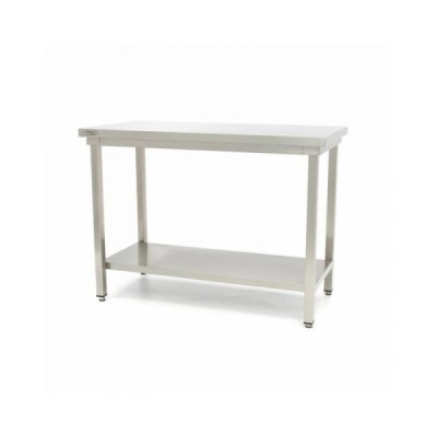 Τραπέζι από ανοξείδωτο χάλυβα 160x70cm Ρυθμιζόμενο ύψος MAX-09364015