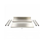 Τραπέζι από ανοξείδωτο χάλυβα με πλάτη 160x70cm με Ρυθμιζόμενο ύψος MAX-09364039