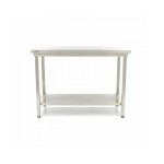 Τραπέζι από ανοξείδωτο χάλυβα 180x70cm Ρυθμιζόμενο ύψος MAX-09364018