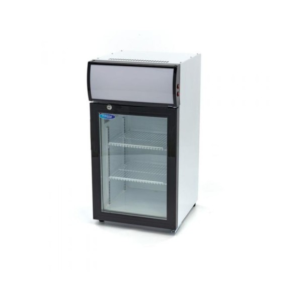 Βιτρίνα ψυχόμενη επιτραπέζια λευκή 50L MAX-09404000