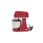 Επαγγελματικό πλανητικό ηλεκτρικό επιτραπέζιο μίξερ 7 λίτρων παστέλ κόκκινο 42,5χ24χ42,5 εκ MAX-09360760