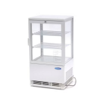 Βιτρίνα ψυχόμενη επιτραπέζια λευκή 58L 43Χ39Χ81 MAX-09400800