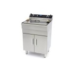 Φριτέζα ηλεκτρική επιδαπέδια με βρύση αποστράγγισης 35L - 400V MAX-09365233