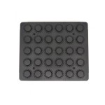 Κυλινδρική φόρμα για βαφλες 37mm 30 τεμαχίων MAX-09374317