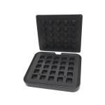 Τετράγωνη φόρμα για βάφλες 39/29mm 25 τεμαχίων MAX-09374325