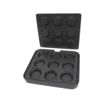 Στρογγυλή φόρμα για βαφλες 89/65mm 9 τεμαχίων MAX-09374315