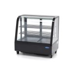 Βιτρίνα ψυχόμενη επιτραπέζια μαύρη 100L 68Χ45Χ68 MAX-09400831
