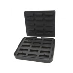 Ορθογώνιο σχήμα φόρμα για τάρτες 90x30/85x26mm 15 τεμαχίων MAX-09374321