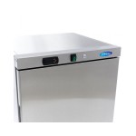 Καταψύκτης με 1 τυφλή πόρτα 200L από ανοξείδωτο χάλυβα με 2 σταθερά ράφια MAX-09405005