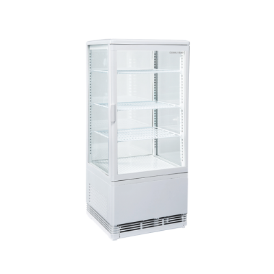 Βιτρίνα τεσσάρων όψεων CH- RC 78W - 78lt (Λευκή)