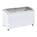 Οριζόντιος καταψύκτης CG 509A με συρόμενα γυάλινα καπάκια 500lt 1540X55X85ENERGY CLASS  D