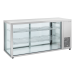 Self service βιτρίνα πάγκου με 3 πλευρές τζάμι RC 980 - 300lt 