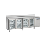 Πάγκος συντηρησης για λεκανάκια 325χ410 mm SRG 4200 (ΜΕ ΓΥΑΛΙΝΗ ΠΟΡΤΑ)