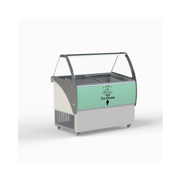 Βιτρίνα χύμα παγωτού 167,6X86,2X126,3 εκ CRL- ELEGANTE-56