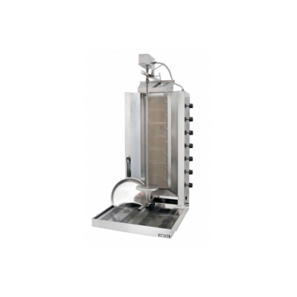 Γυριέρα αερίου με 7 καυστήρες Μοτέρ Πάνω 50χ50χ118 εκ VMX-907