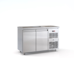 Επαγγελματικό ψυγείο πάγκος κατάψυξη ανοξείδωτο με 2 πόρτες 130χ70χ87 εκ ID-PSKM13070