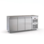 Επαγγελματικό Ψυγείο πάγκος κατάψυξη ανοξείδωτο με 3 πόρτες 180X70X87 εκ ID-PSMK17570