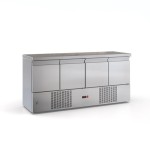 Ψυγείο πάγκος συντήρηση με 4 πόρτες μοτέρ κάτω 180X60X87.εκ ID-PSM 18060DM