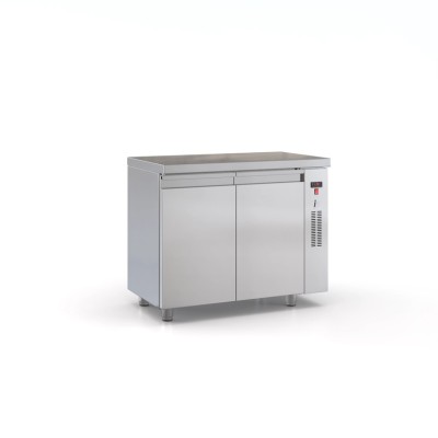 Επαγγελματικό ψυγείο πάγκος κατάψυξη ανοξείδωτο με 2 πόρτες 105χ70χ87 εκ Χωρίς Μηχανή ID-PSKM10570