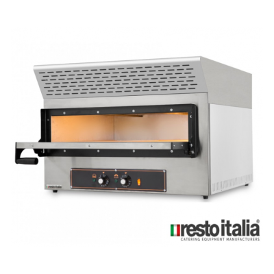 Επαγγελματικός Φούρνος Πίτσας συν καπέλο με φίλτρα Ενεργού Άνθρακα Resto Italia 74x60/74x41 εκ RST-KUBE-1EVO