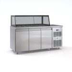 Ψυγείο σαλατών συντήρηση με 3 πόρτες & μηχανή δεξια 175χ70χ126 εκ ID-PSM17570SALAD