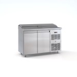 Ψυγείο saladette με 2 πόρτες μηχανή δεξιά για 8 GN 1/4 130χ70χ126 εκ και καπάκι ID-PSM13070BAR.C