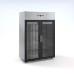 Επαγγελματικό ψυγείο θάλαμος ανοξείδωτος κατάψυξη με 2 πόρτες κρυστάλλινες 144Χ83Χ205 εκ ID-THALK14483L