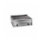 Γκριλ αερίου με πέτρα λάβας Resto Italia 69x57x31 εκ RST-GPL2